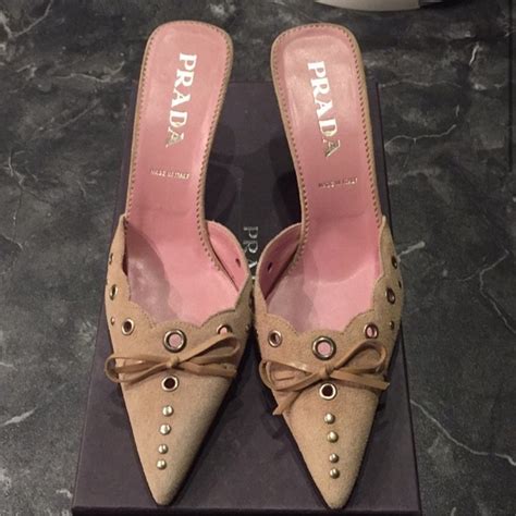 prada kitten heels vintage.